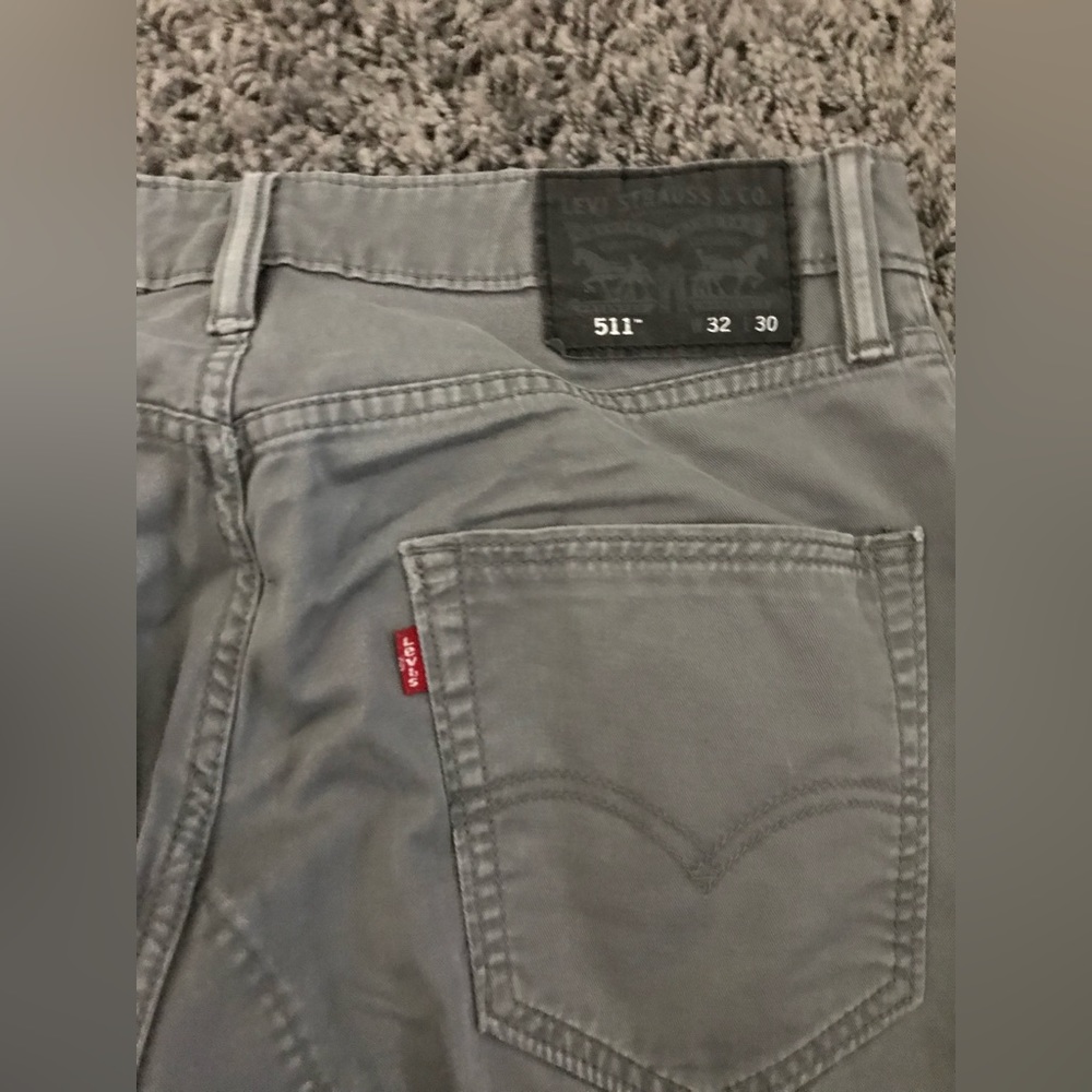 Grey Levi Pants commuters